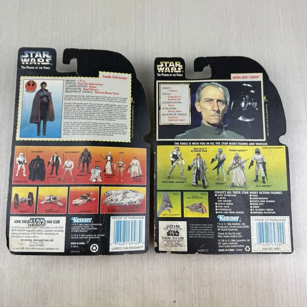 Star Wars Power Of The Force Jedi Action Figures Lot Yoda Ponda Leia Ackbar Moff